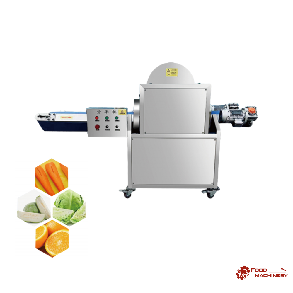 FRUIT AND VEGETABLE HALF-CUTTING MACHINE